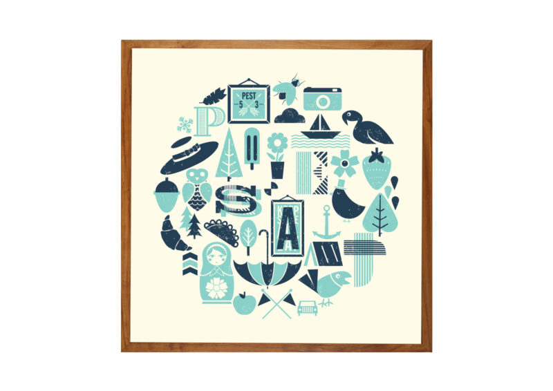 multicolour posters