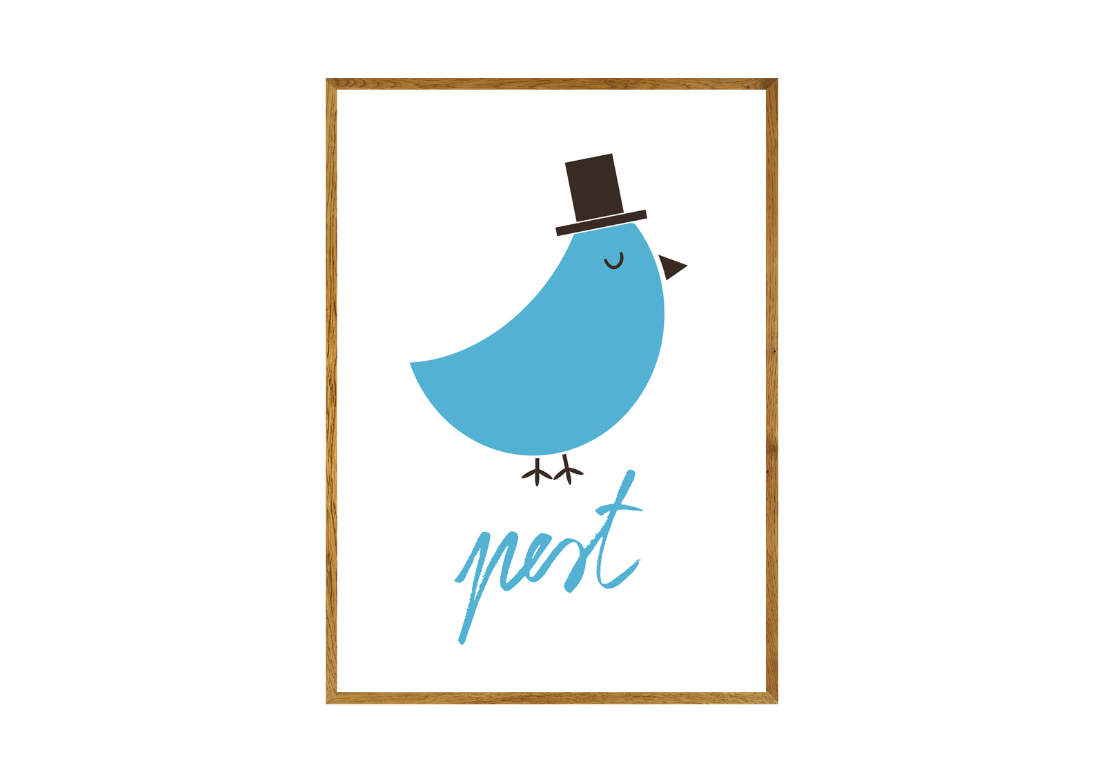 Pest Big Logo Navy poster