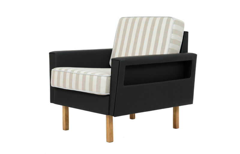 Armchair from the 1960s Fully revitalized. Denmark armchair after renovation