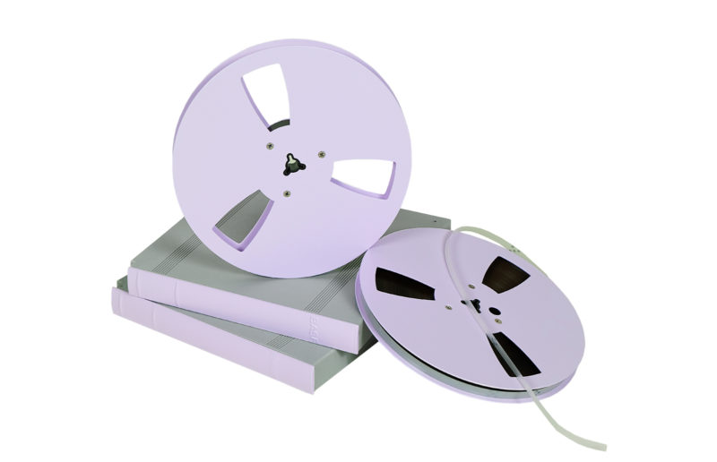 Szpule aluminiowe BASF 18cm. Taśma BASF LPR 35. Classic Vintage. Pink Reel to reel. Basf LPR 35