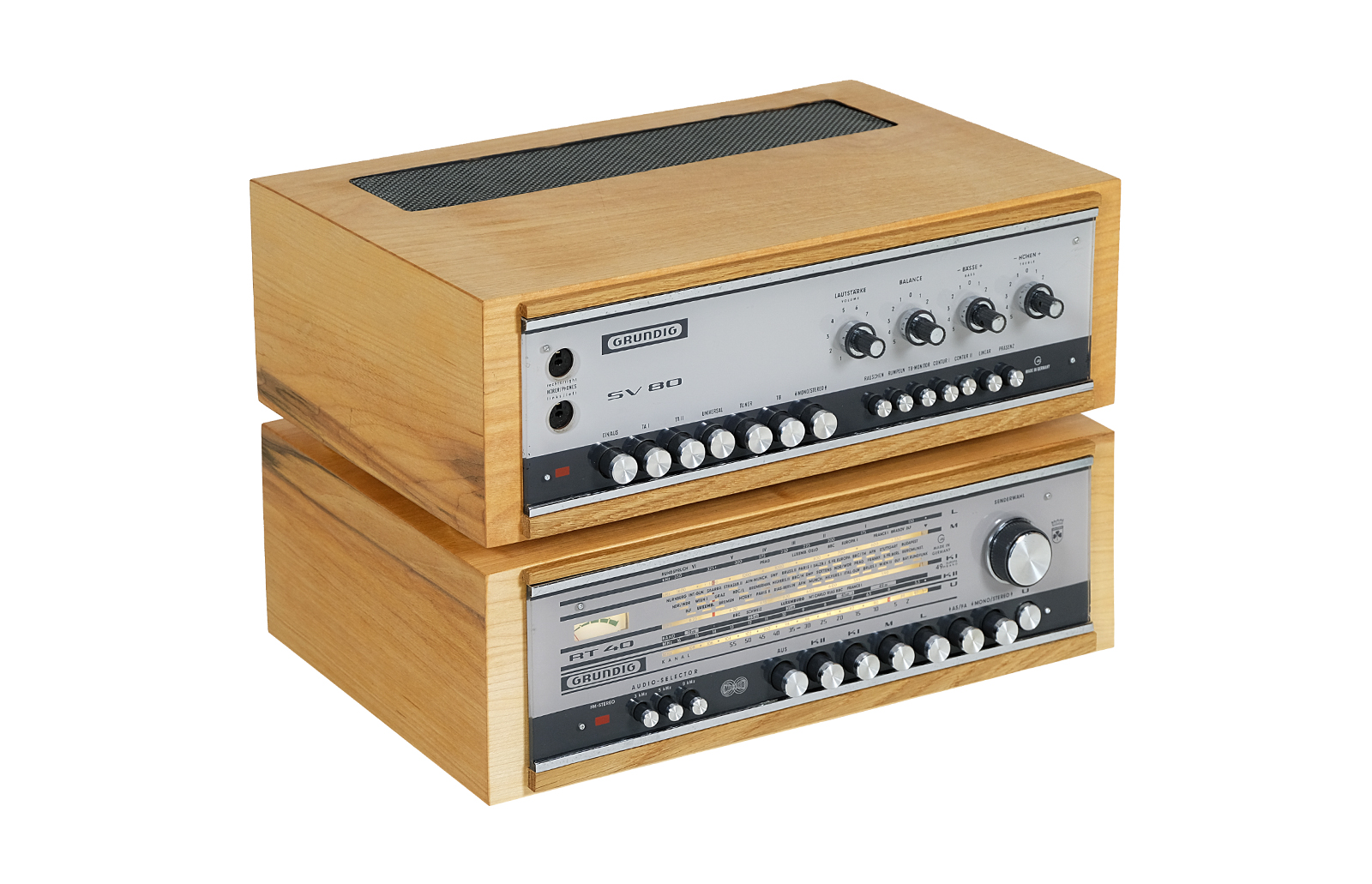 Grundig SV 80 amplifier. Grundig RT 40 tuner.