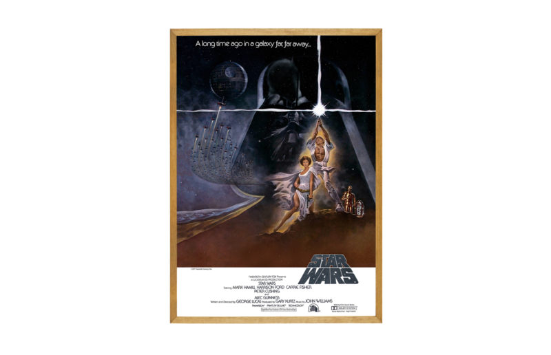 Plakat Star Wars. New Hope. Classic Vintage. Star Wars. New Hope.
