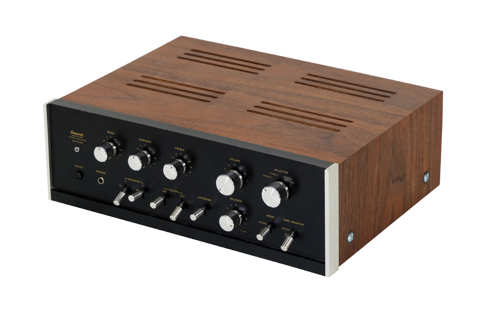 Sansui AU-555A, audio vintage