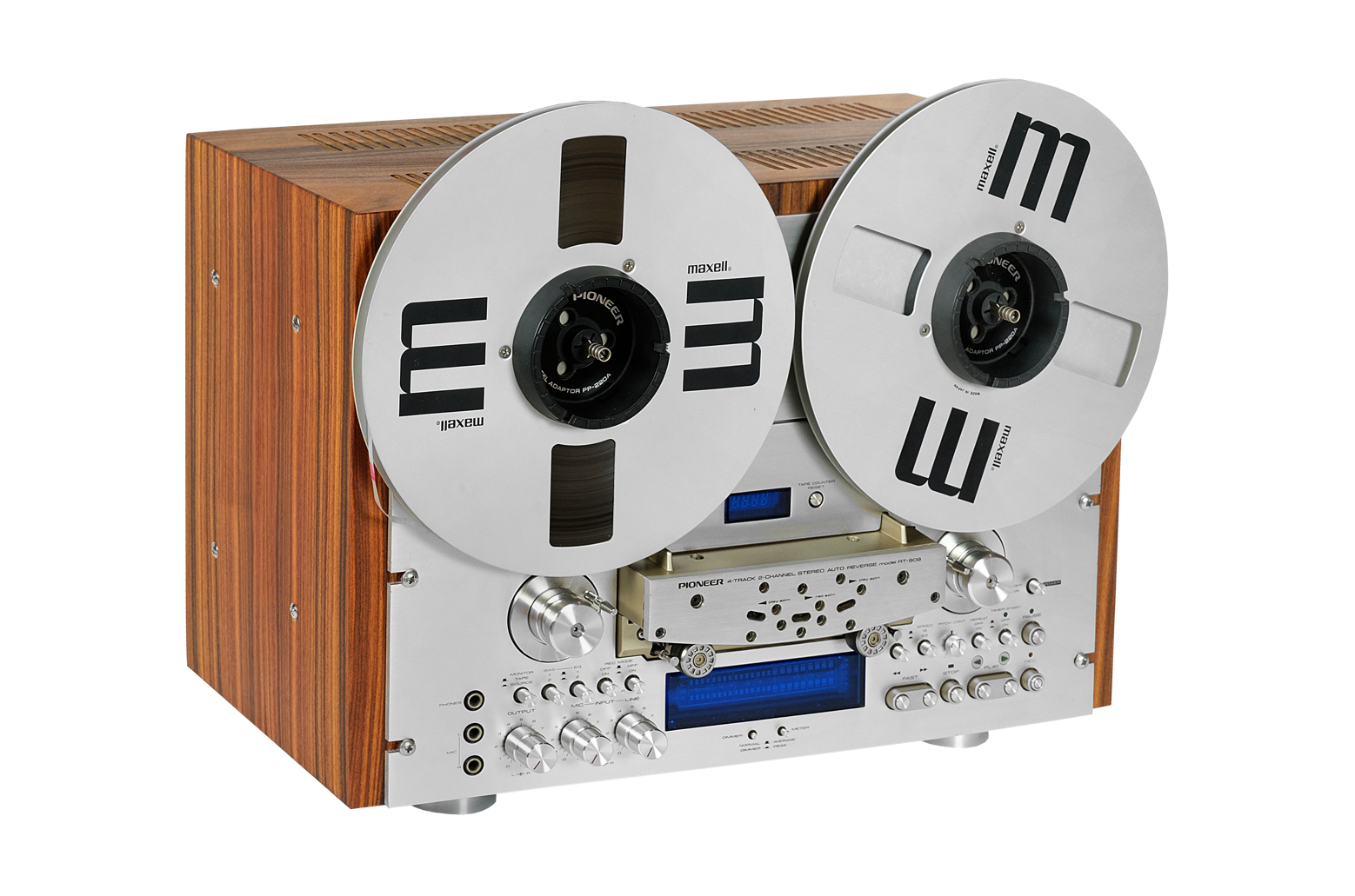 Pioneer RT 909, wood case Pioneer RT 909 wood case exclusive. Palisander