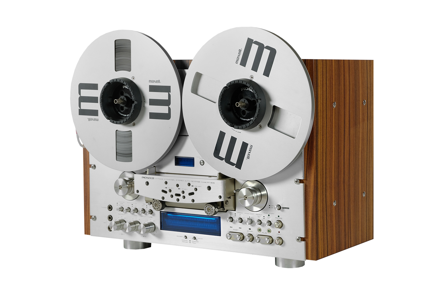 Pioneer RT 909, wood case Pioneer RT 909 wood case exclusive. Palisander Santos Black.